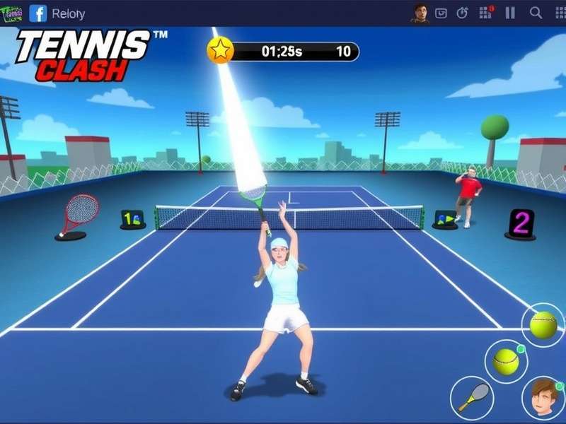 Tennis Clash Endurance King Gameplay